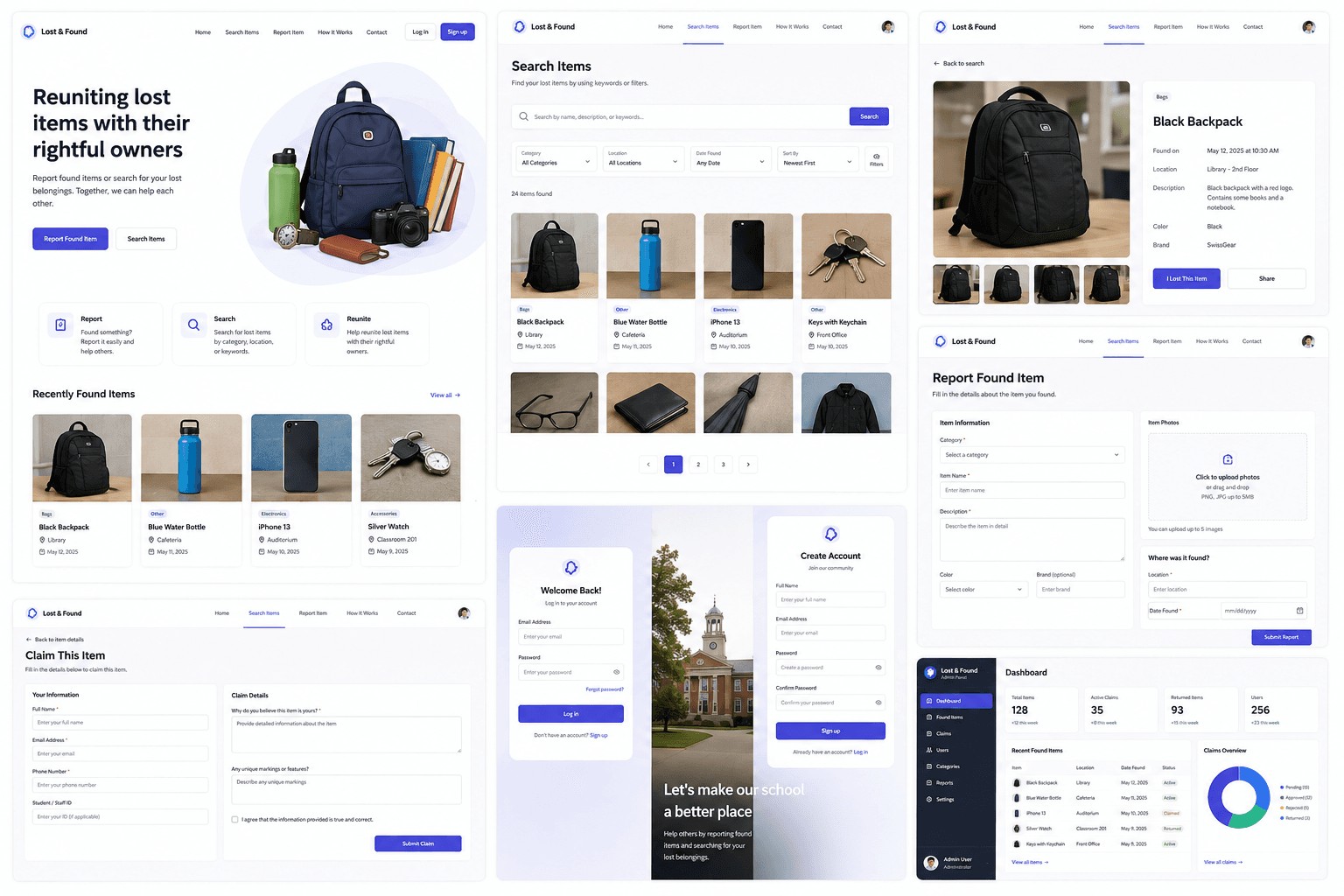 School Lost & Found project screenshot
