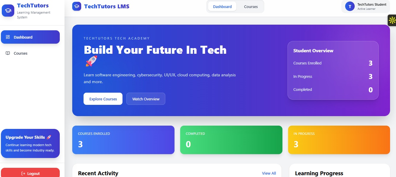 Tech Academy LMS project preview